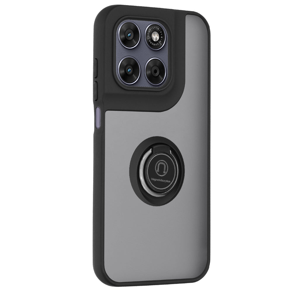 Maska za Motorola Moto G77 / G67, Techsuit, Glinth, Crna