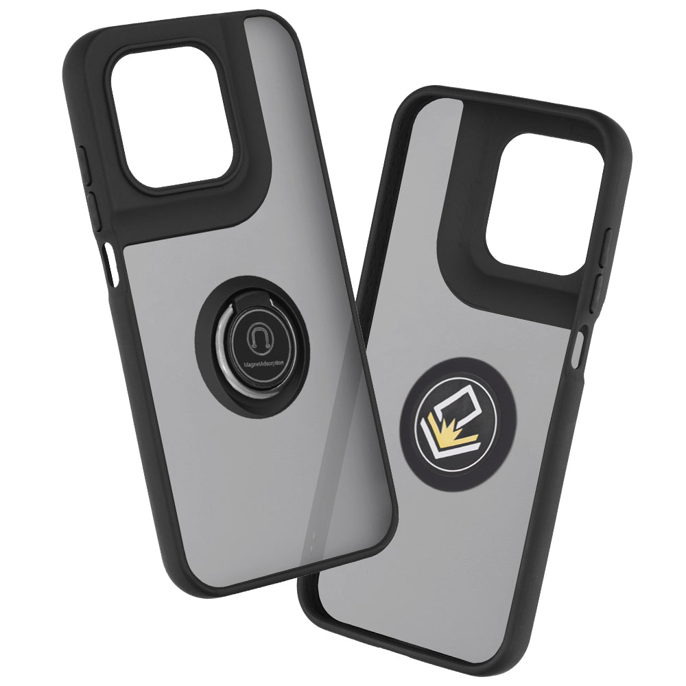 Maska za Motorola Moto G77 / G67, Techsuit, Glinth, Crna