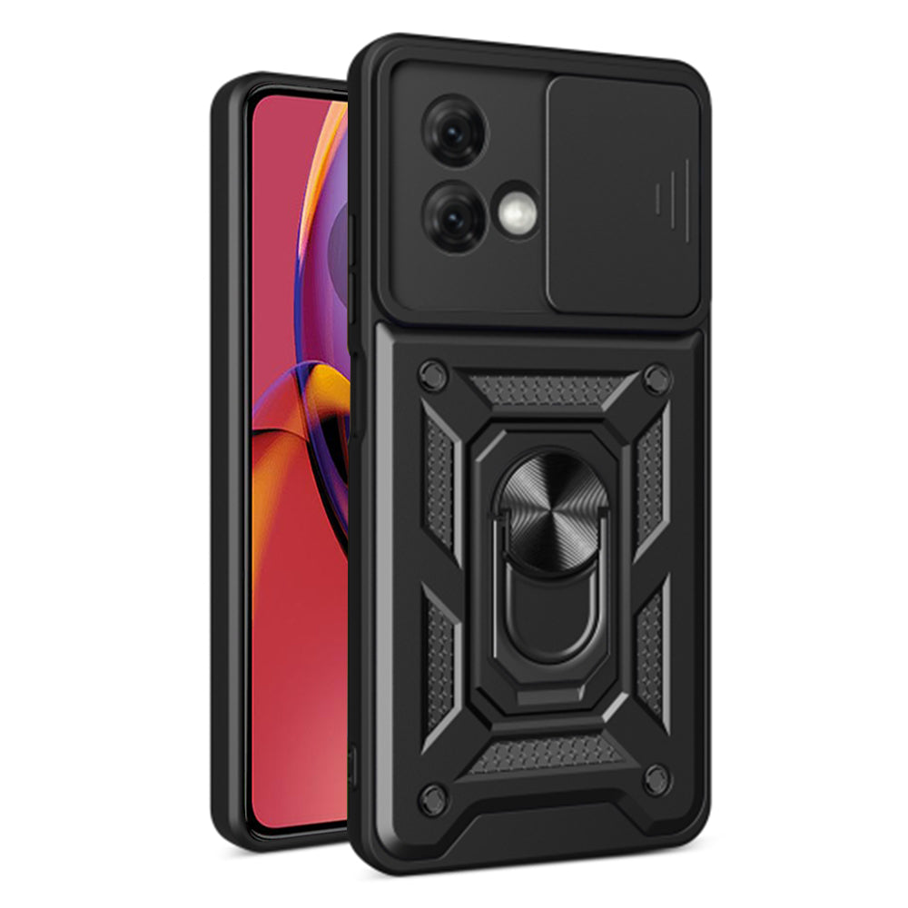 Maska za Motorola Moto G84, Techsuit, CamShield, Crna