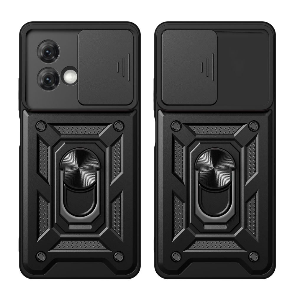 Maska za Motorola Moto G84, Techsuit, CamShield, Crna