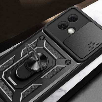 Maska za Motorola Moto G84, Techsuit, CamShield, Crna