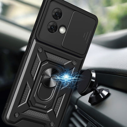 Maska za Motorola Moto G84, Techsuit, CamShield, Crna