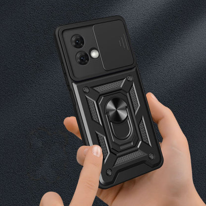 Maska za Motorola Moto G84, Techsuit, CamShield, Crna