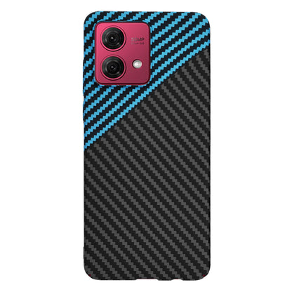 Maska za Motorola Moto G84, Techsuit, Carbonite FiberShell, Crno Plava