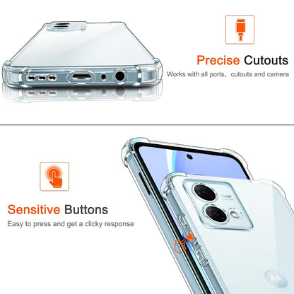 Maska za Motorola Moto G84, Techsuit, Shockproof Clear, Prozirna