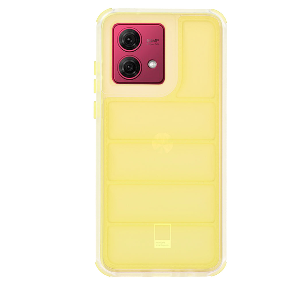 Maska za Motorola Moto G84, Techsuit, Wave Shield, Žuta