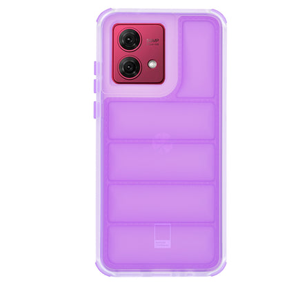 Maska za Motorola Moto G84, Techsuit, Wave Shield, Ljubičasta