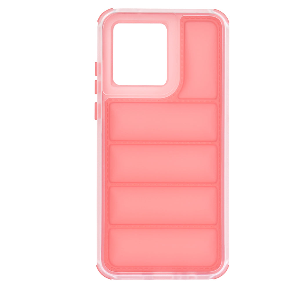 Maska za Motorola Moto G84, Techsuit, Wave Shield, Crvena
