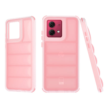 Maska za Motorola Moto G84, Techsuit, Wave Shield, Roza