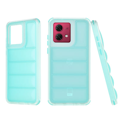 Maska za Motorola Moto G84, Techsuit, Wave Shield, Tirkizna