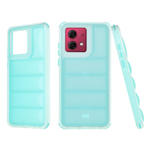 Maska za Motorola Moto G84, Techsuit, Wave Shield, Tirkizna