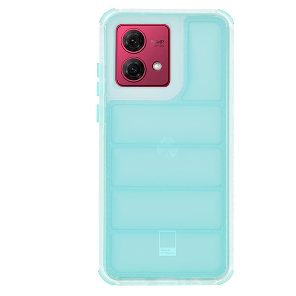 Maska za Motorola Moto G84, Techsuit, Wave Shield, Tirkizna
