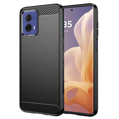 Maska za Motorola Moto G85, Techsuit, Karbon, Crna