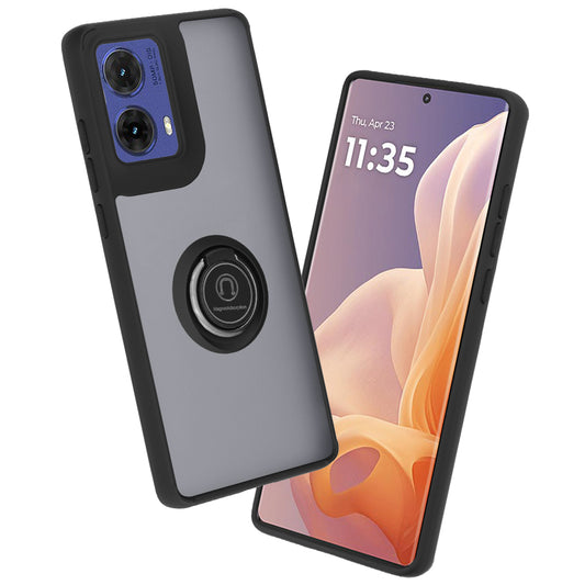Maska za Motorola Moto G85, Techsuit, Glinth, Crna