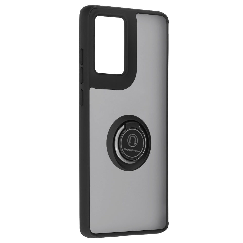 Maska za Motorola Moto G85, Techsuit, Glinth, Crna