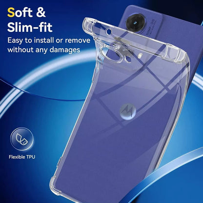 Maska za Motorola Moto G85, Techsuit, Shockproof Clear, Prozirna