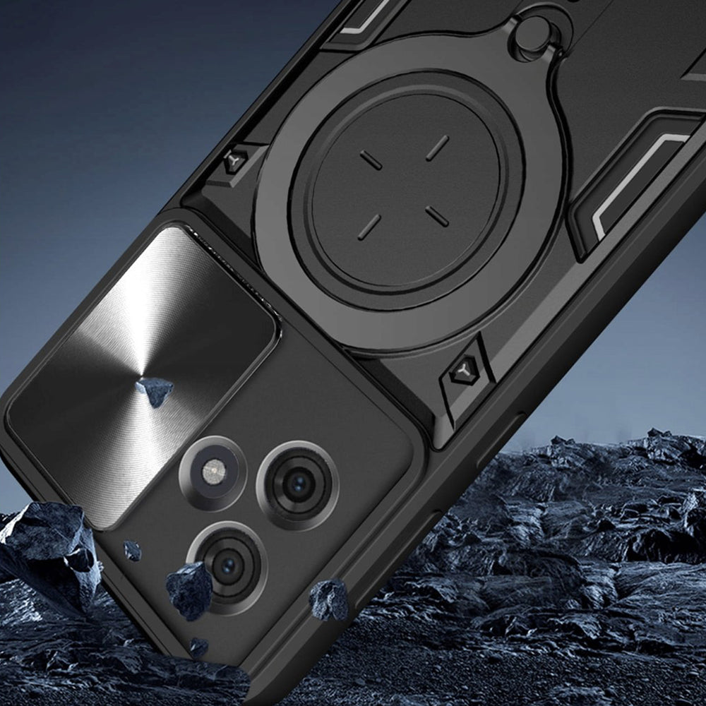 Maska za Motorola Moto G86 Power, Techsuit, CamGuard Pro, Crna
