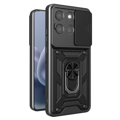 Maska za Motorola Moto G86 Power, Techsuit, CamShield, Crna