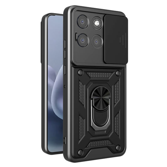Maska za Motorola Moto G86 Power, Techsuit, CamShield, Crna