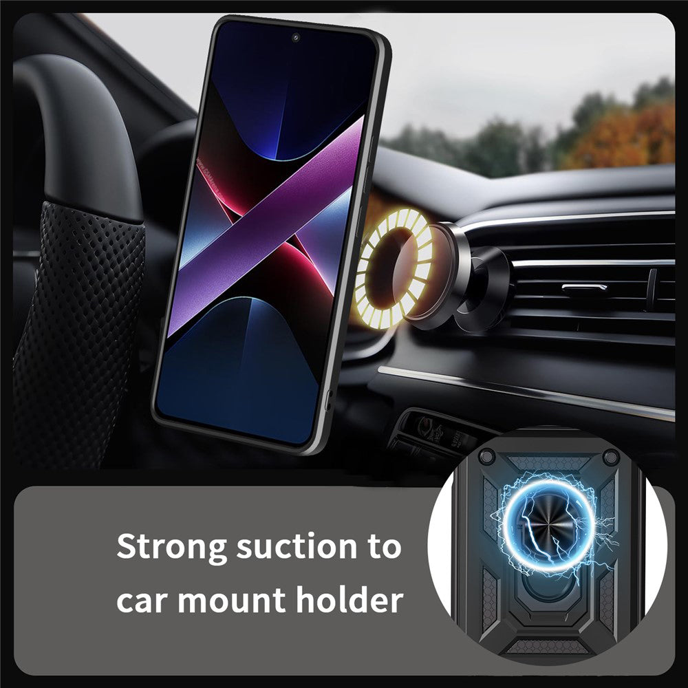 Maska za Motorola Moto G86 Power, Techsuit, CamShield, Crna