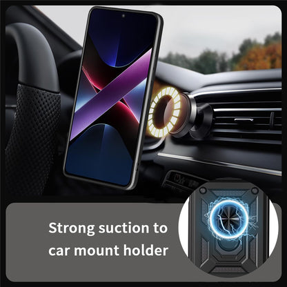 Maska za Motorola Moto G86 Power, Techsuit, CamShield, Crna