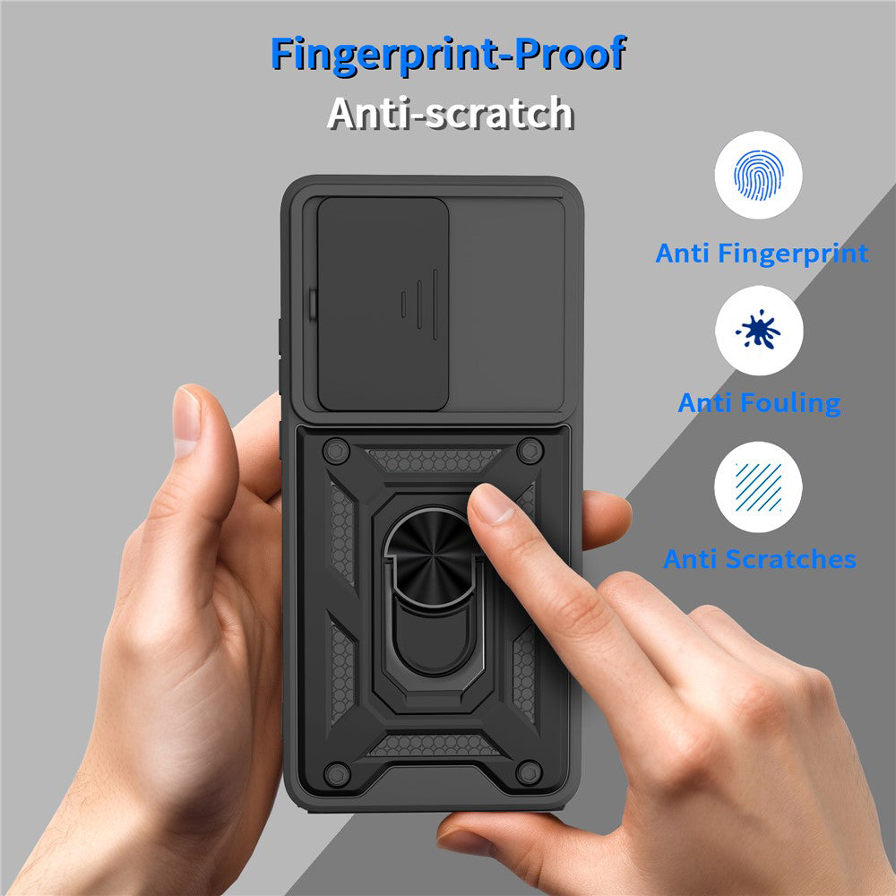 Maska za Motorola Moto G86 Power, Techsuit, CamShield, Crna