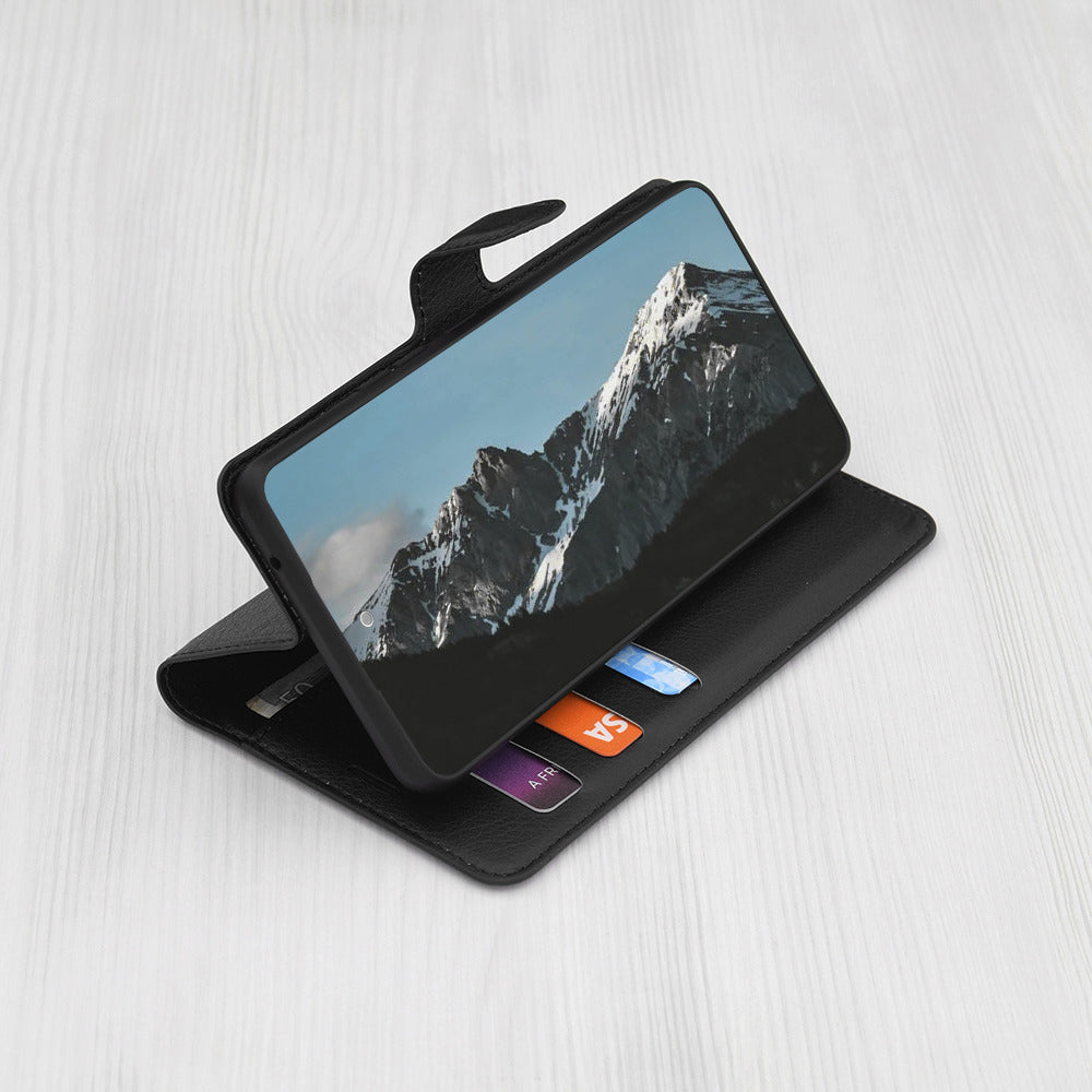 Futrola za Motorola Moto G86 Power, Techsuit, Leather Folio, Crna