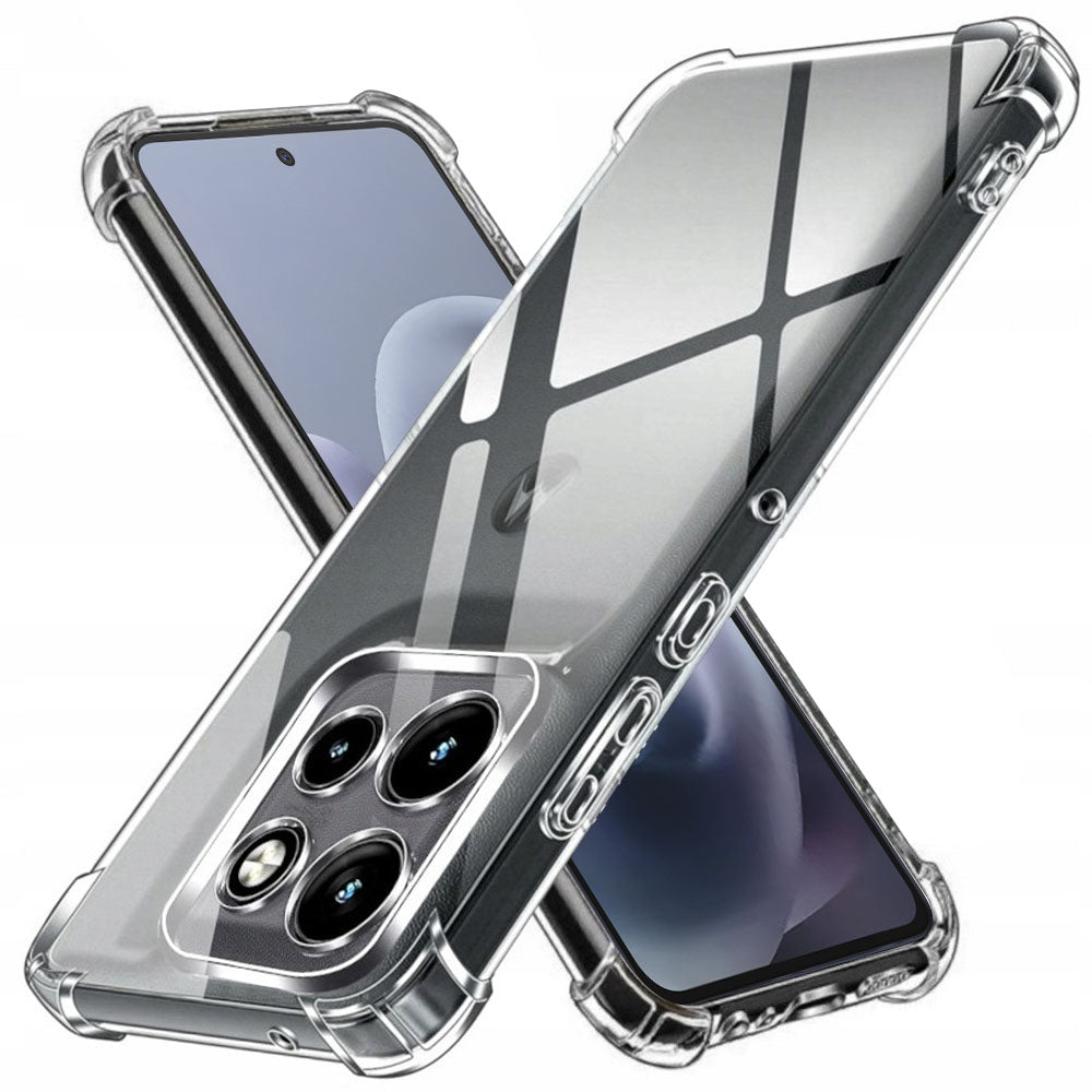 Maska za Motorola Moto G86 Power, Techsuit, Shockproof Clear, Prozirna