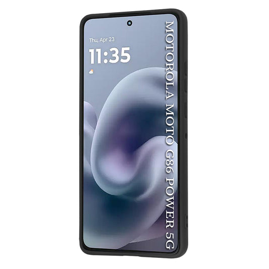 Maska za Motorola Moto G86 Power, Techsuit, SoftFlex, Crna