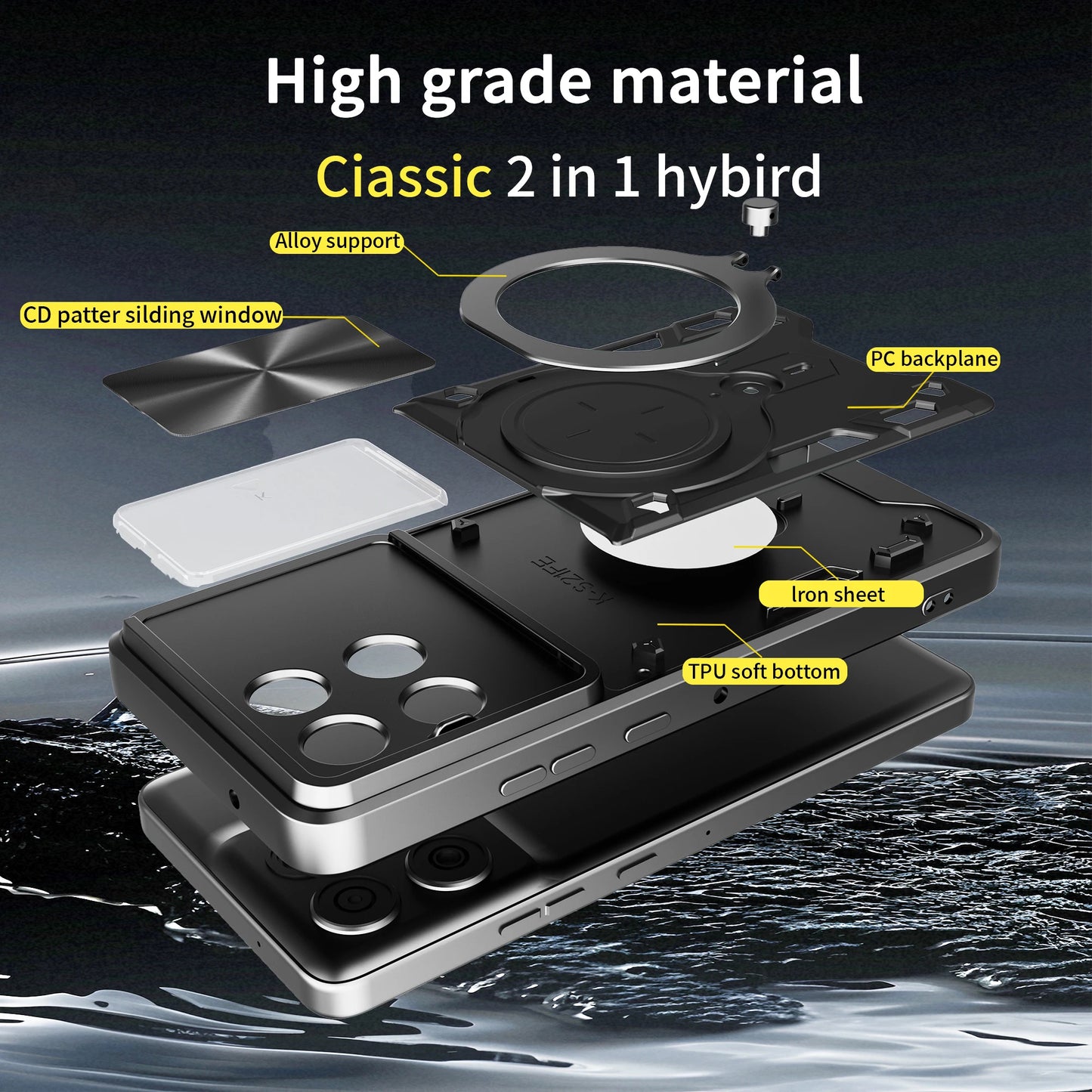 Futrola za Motorola Moto G86, Techsuit, CamGuard Pro, Plava