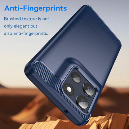 Maska za Motorola Moto G86, Techsuit, Karbon, Plava
