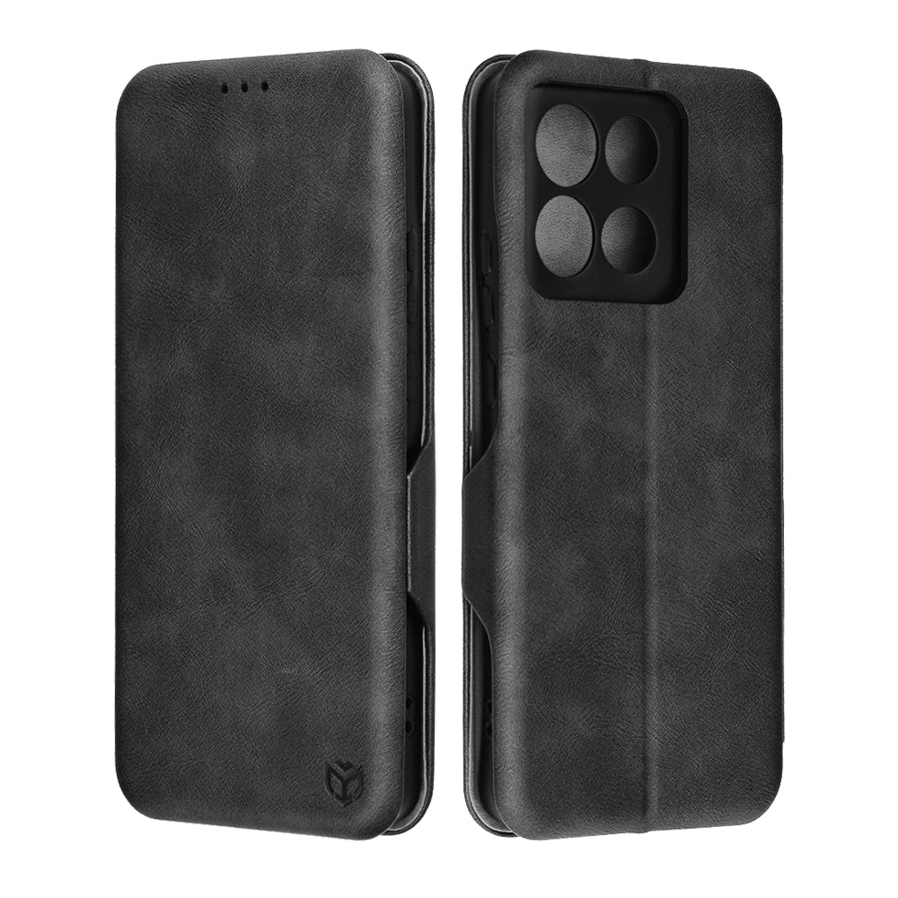 Futrola za Motorola Moto G86, Techsuit, Safe Wallet Plus, Crna