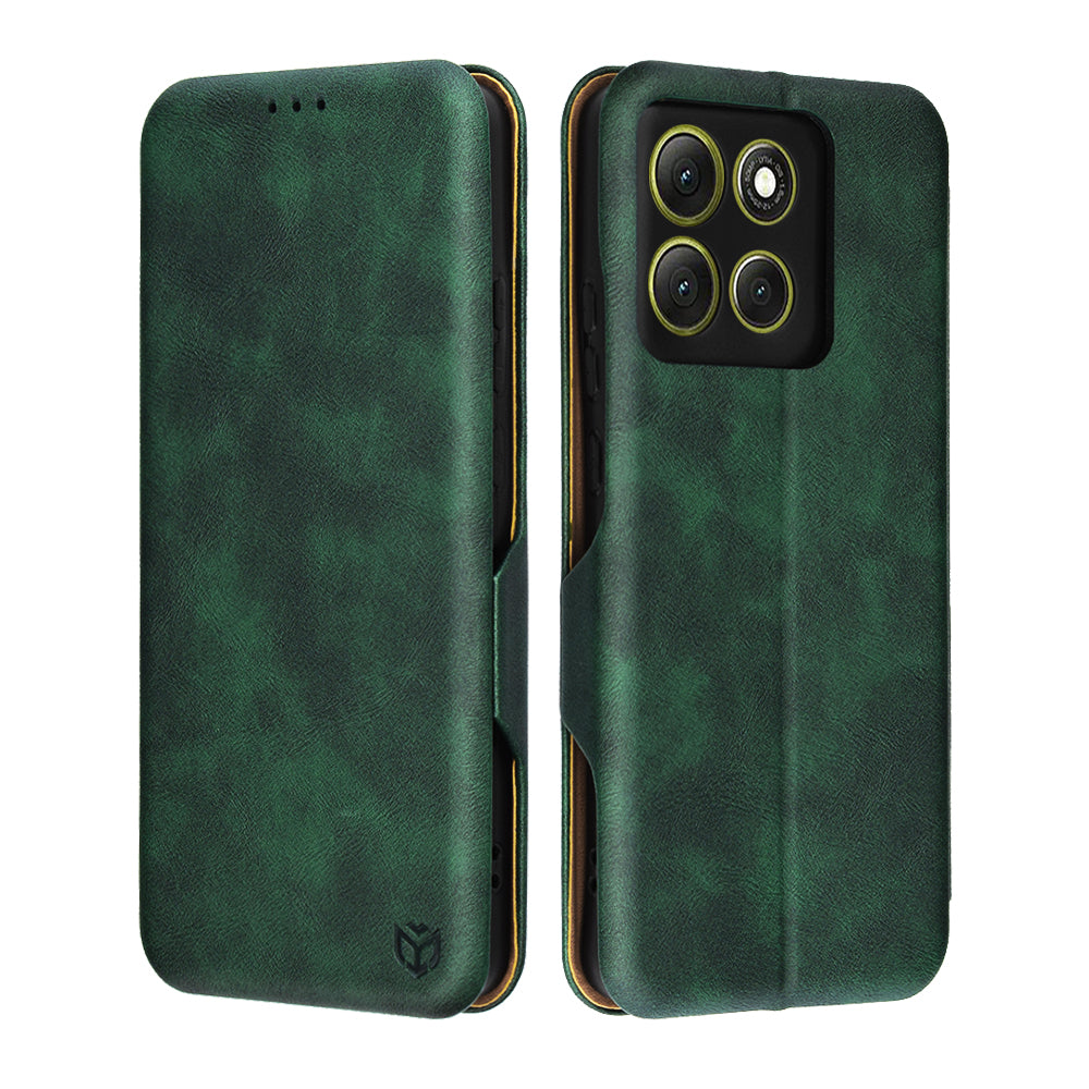 Futrola za Motorola Moto G86, Techsuit, Safe Wallet Plus, Zelena