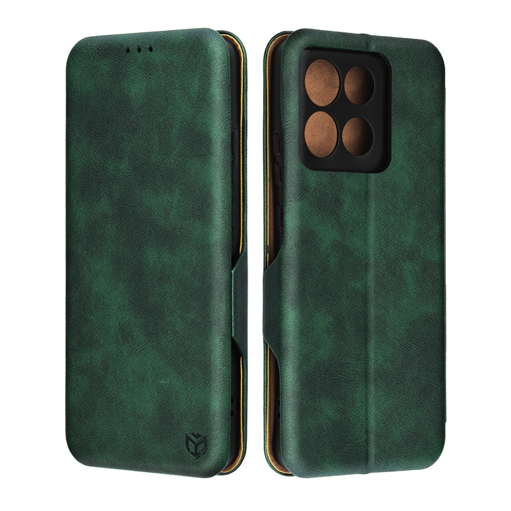 Futrola za Motorola Moto G86, Techsuit, Safe Wallet Plus, Zelena
