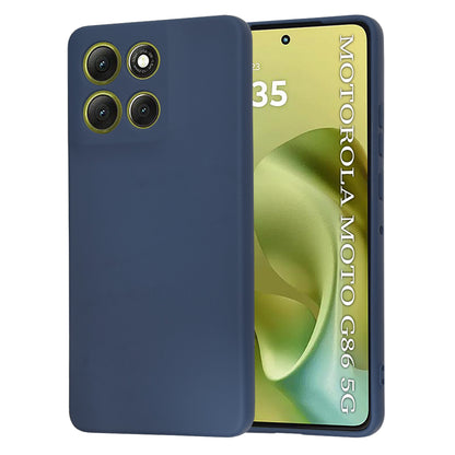 Maska za Motorola Moto G86, Techsuit, SoftFlex, Tamnoplava