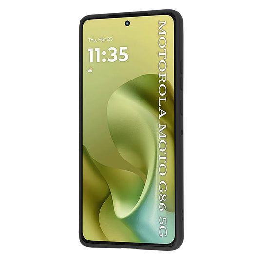 Maska za Motorola Moto G86, Techsuit, SoftFlex, Crna
