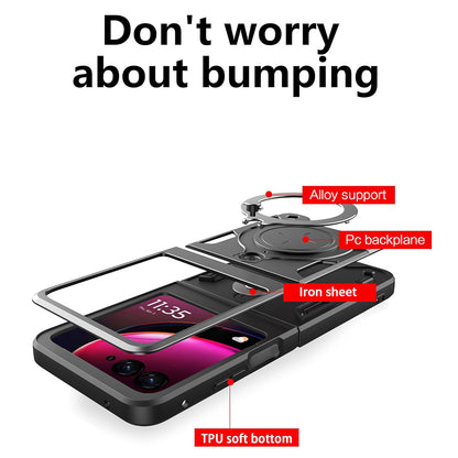 Futrola za Motorola Razr 50 Ultra, Techsuit, CamGuard Pro, Crna