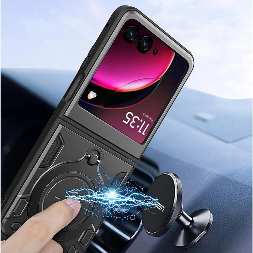 Futrola za Motorola Razr 50 Ultra, Techsuit, CamGuard Pro, Crna