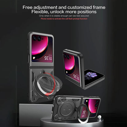 Futrola za Motorola Razr 50 Ultra, Techsuit, CamGuard Pro, Crna