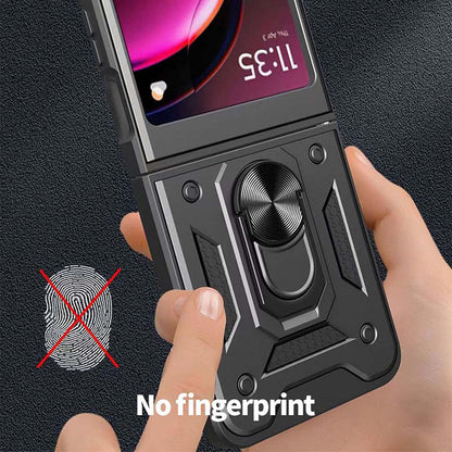 Futrola za Motorola Razr 50 Ultra, Techsuit, CamShield, Crna