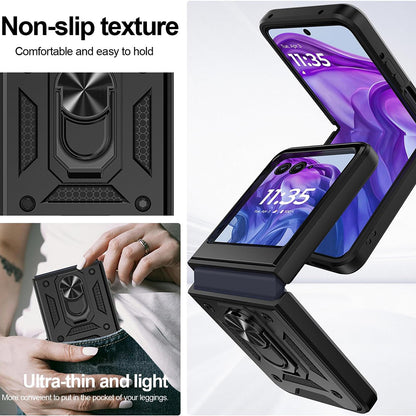 Futrola za Motorola Razr 60 Ultra, Techsuit, CamShield, Crna