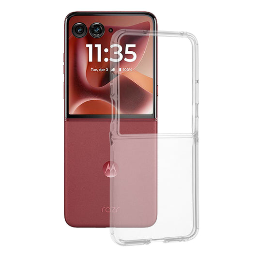 Maska za Motorola Razr 60 Ultra, Techsuit, Prozirna, Transparentna