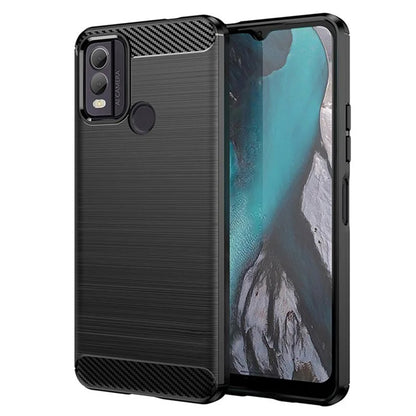 Maska za Nokia C22, Techsuit, Karbon, Crna