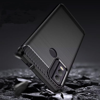 Maska za Nokia C22, Techsuit, Karbon, Crna