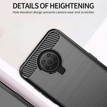 Maska za Nokia G10 / G20, Techsuit, Karbon, Crna