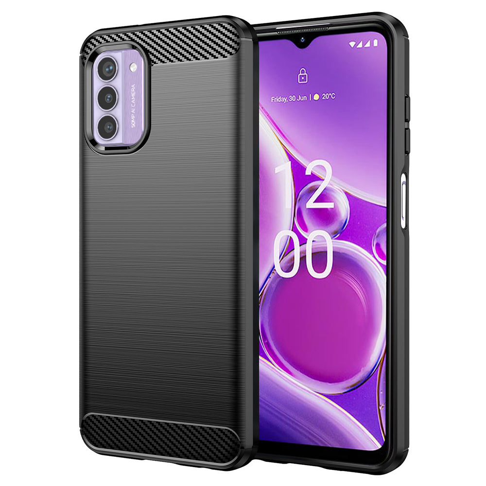 Maska za Nokia G42, Techsuit, Karbon, Crna