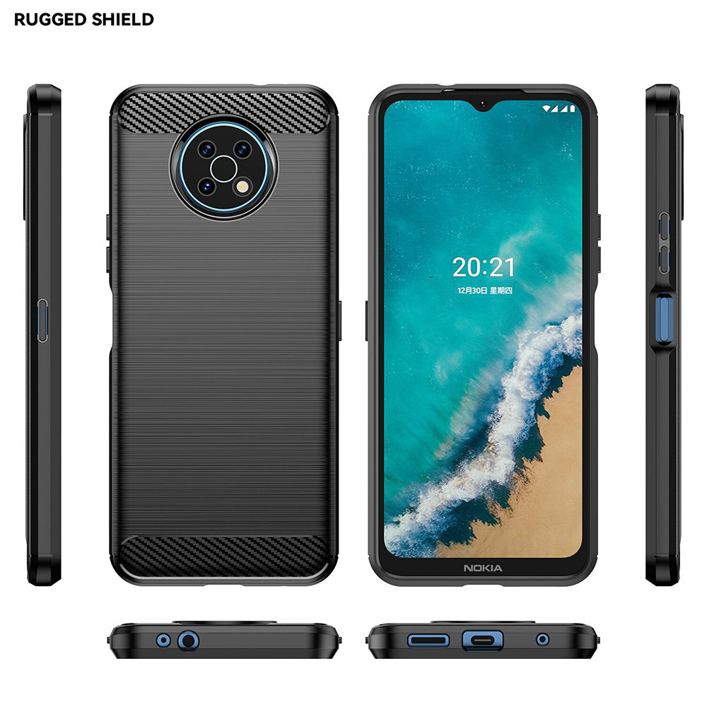 Maska za Nokia G50, Techsuit, Karbon, Crna