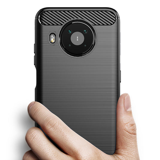 Maska za Nokia X10 / X20, Techsuit, Karbon, Crna