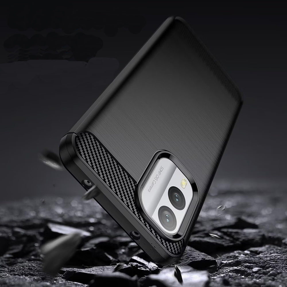 Maska za Nokia X30, Techsuit, Karbon, Crna