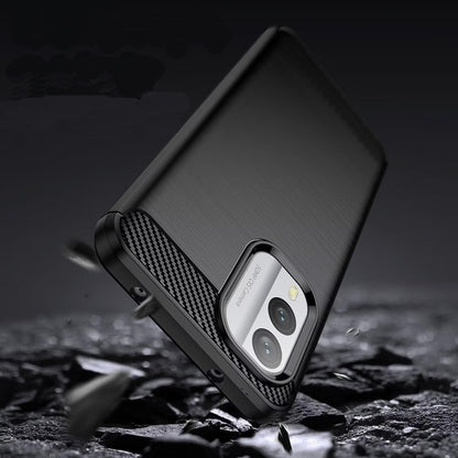 Maska za Nokia X30, Techsuit, Karbon, Crna